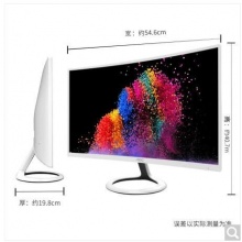 AOC C2491VWHE/WW 23.6英寸 1800R曲率 VA广视角不闪屏 曲面电脑显示器