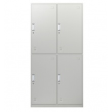 铁皮更衣柜员工储物柜子钢制带锁存包柜鞋柜碗柜 四门更衣柜