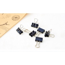 晨光(M&G)文具15mm黑色长尾夹 金属票据夹 Eplus系列办公燕尾夹 60只罐ABS92737